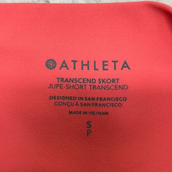 NWT Athleta Jupe-Short Transcend Skort Skirt Size Small Stretch Pull On D003 -20 - Picture 10 of 16